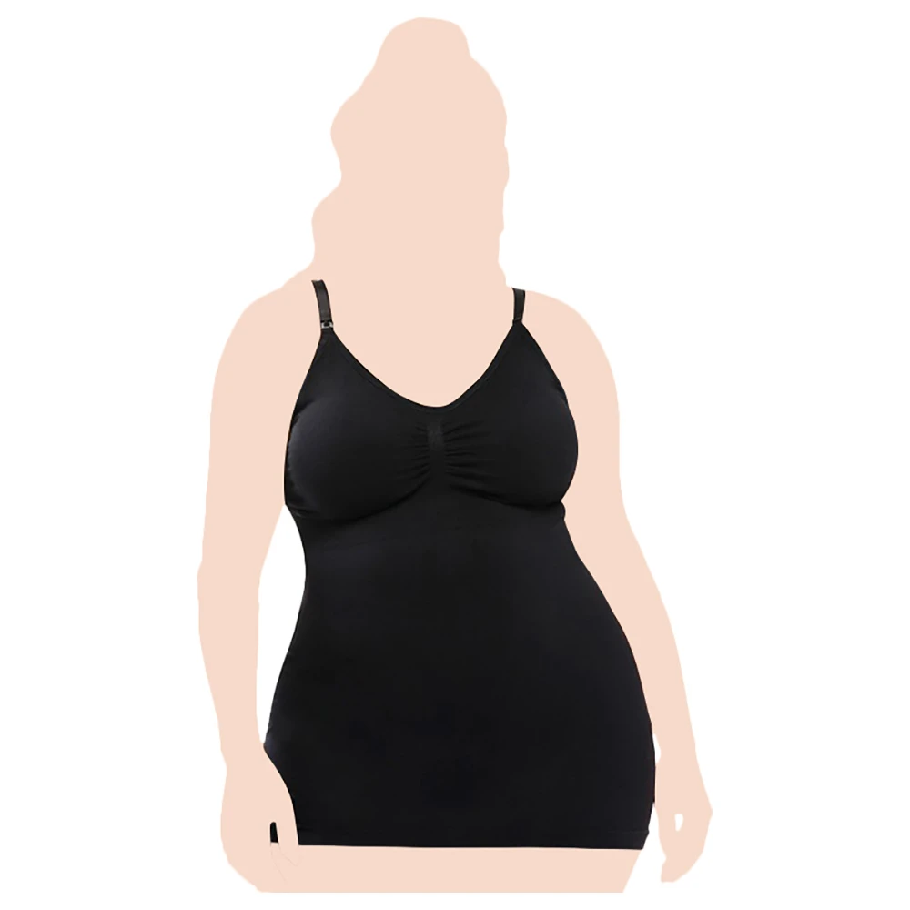 Sunveno Maternity Nursing Tank - Black XXL