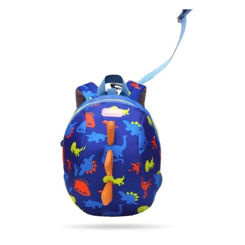 Kids Backpack Large - Dinosaur Blue