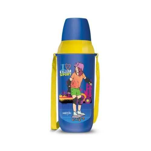 Milton Kool Kid Stainless Steel Water Bottle, 650ml, Dark Blue