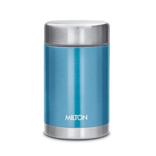 Milton Cruet Thermosteel Hot and Cold Soup Flask, 515 ml, Blue