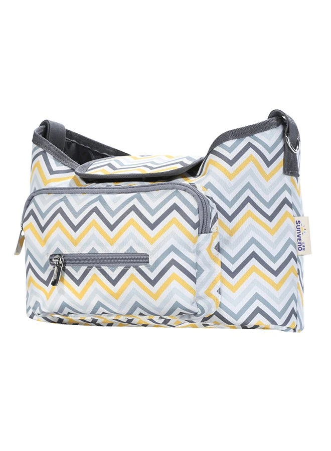 Sunveno Baby Stroller Organizer / Bag - Yellow wave