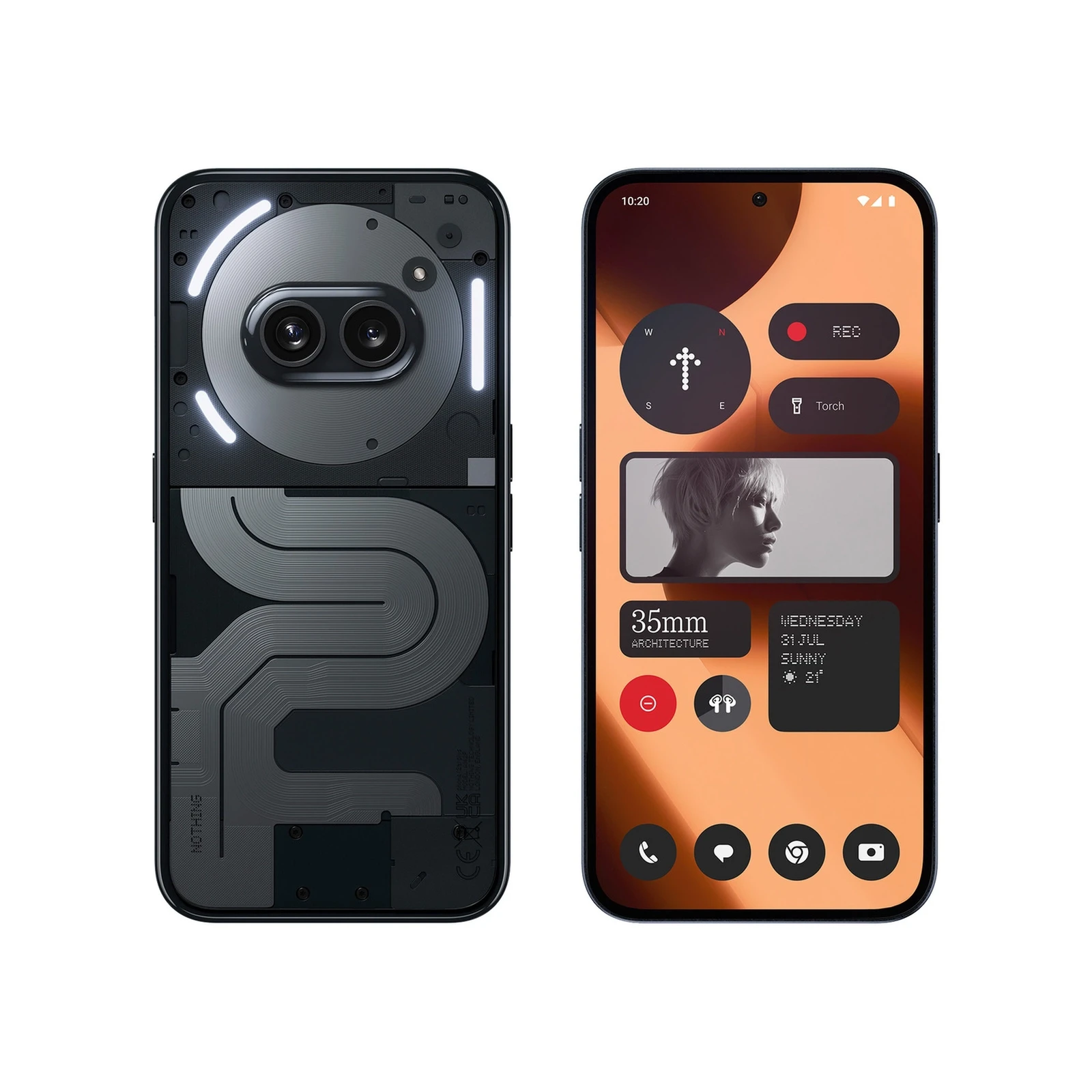 Nothing Phone (2a) – 12GB RAM + 256GB Storage, Black