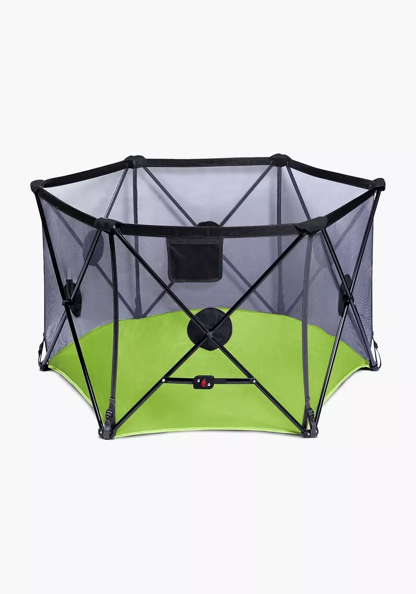 Baby Safe Foldable Playard - Green
