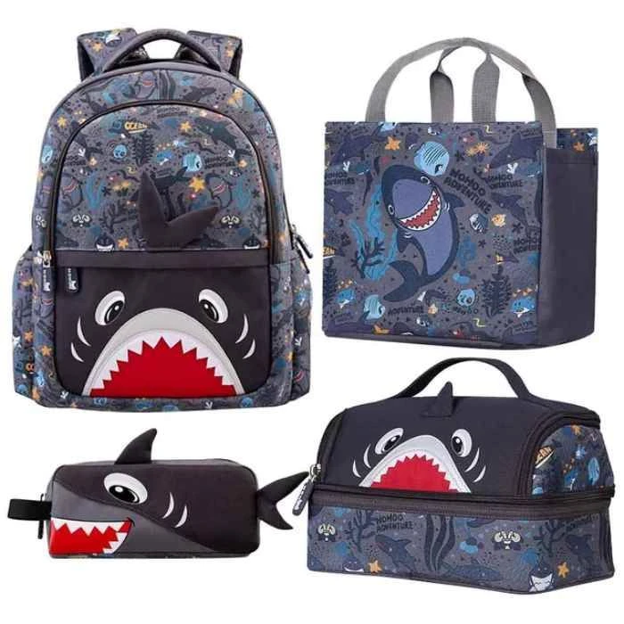 16 Inch School Bag with Lunch Bag, Handbag and Pencil Case (Set of 4)