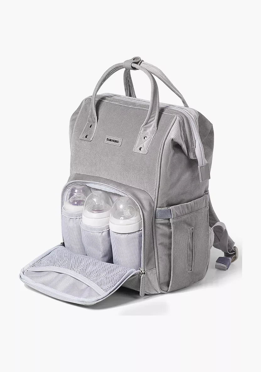 Diaper Bag Corduroy - Grey