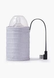 Travel USB Milk Bottle Warmer - Grey