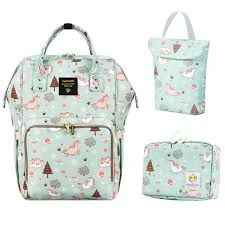 Diaper Travel Kit - Green Dream Sky