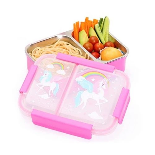 Steel Bento Insulated Lunch Box - Pink