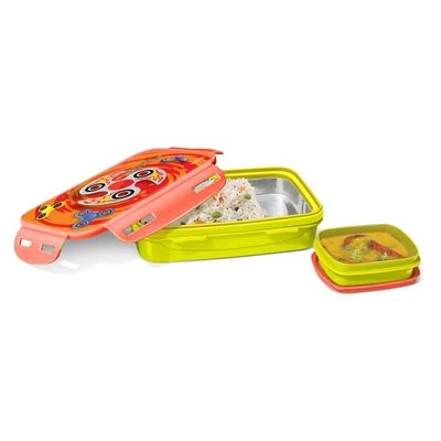 Steely Kids Lunch Box, 500ml, Green