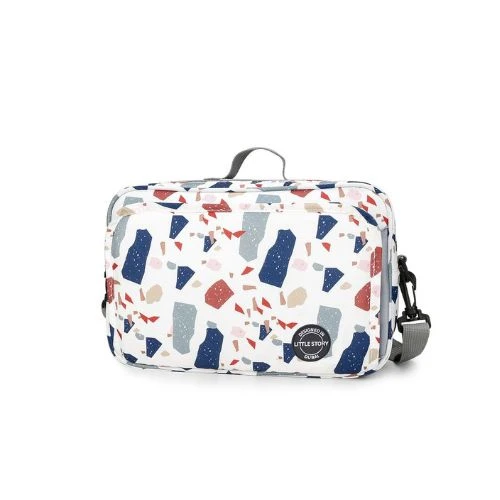 Baby Diaper Changing Clutch Kit - Geo White