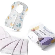 Disposable Baby Bibs - 20 pcs - Blue