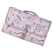 Diaper Changing Pad Clutch Kit - Pink