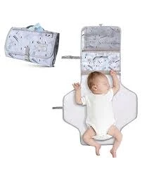 Diaper Changing Pad Clutch Kit - Blue