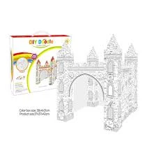 DIY Doodle Erasable Painting Castle