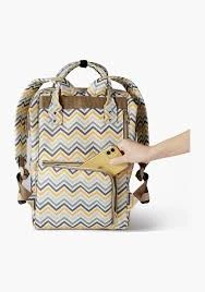 Diaper Bag - Yellow wave