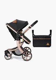 3in1 Luxury Pram Stroller - Black