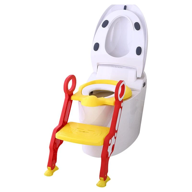 Kids Step Stool Foldable Potty Trainer Seat - Yellow