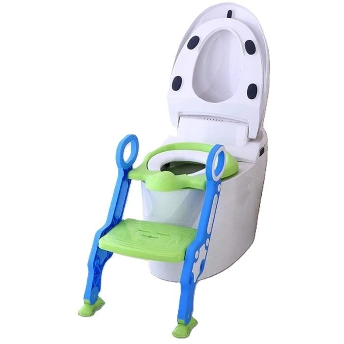 Step Stool Foldable Potty Trainer Seat - Green