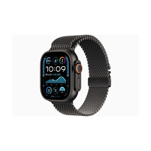 Apple Watch Ultra 2 – 49MM Titanium with Black Milanese Loop | GPS + Cellular