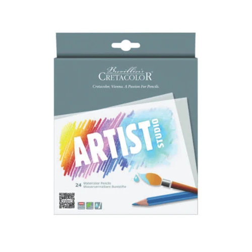 CRETACOLOR ARTIST STUDIO -WATERCOLOUR PENCILS 24PCS .