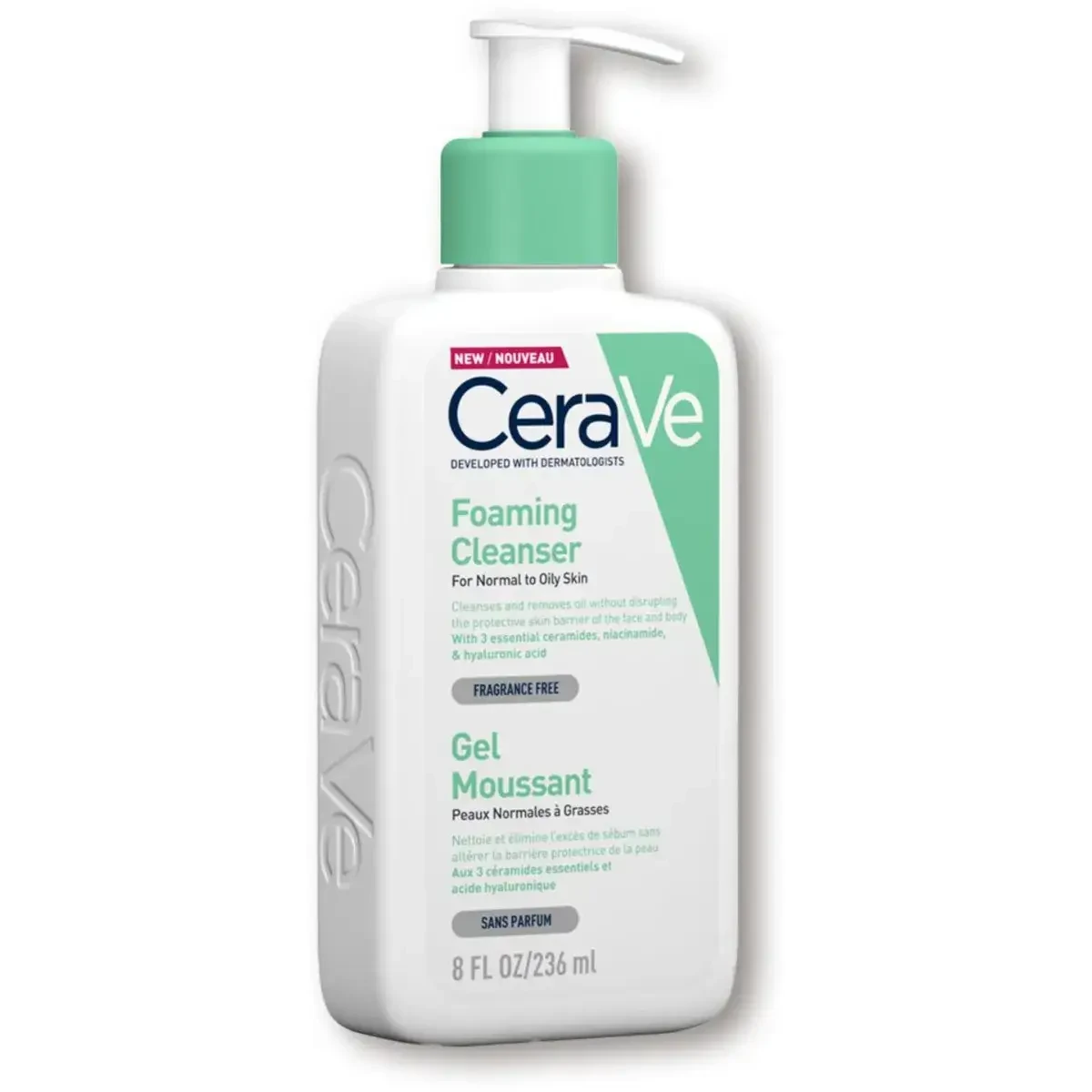 CeraVe Foaming Cleanser For Normal to Oily Skin 236ml