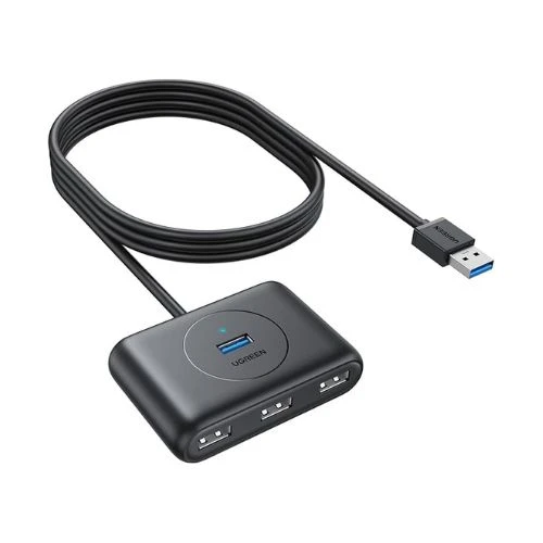 UGREEN 4-Port USB 3.0 Hub with 1-Meter Cable – High-Speed USB Expansion Adapter