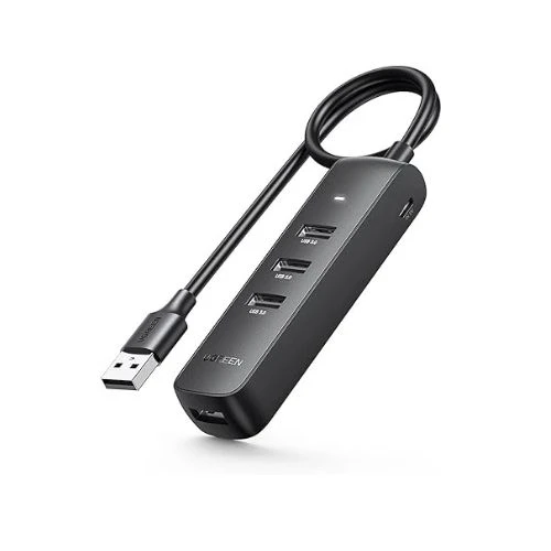 UGREEN USB 3.0 4-Port Hub with 1M Cable – Model 80657