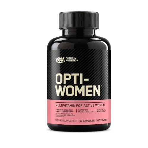 Optimum Nutrition (ON) Opti-Women,Multivitamin Supplement with Iron, Capsules - 60 Count