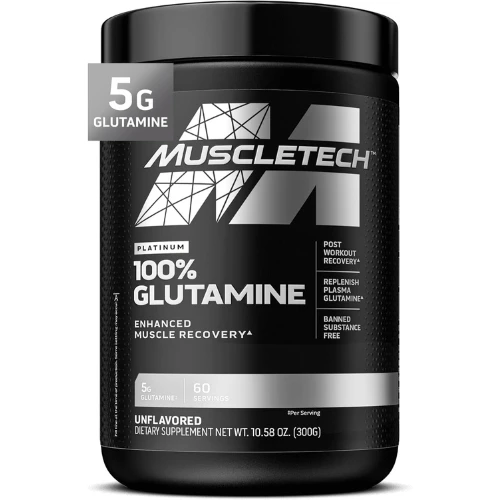 MuscleTech, Post-Workout L-Glutamine, Unflavored, 30 Servings