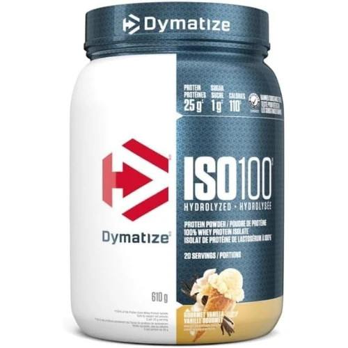 Dymatize, Hydrolyzed Protein Powder, Gourmet Vanilla, 20 Servings