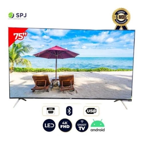 SPJ 75" 4K UHD Smart LED TV (Model: 4KS75BLX) with WebOS, Dolby Audio & Magic Remote