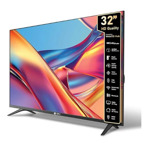 SPJ 32" HD Smart LED TV (Model: HDS32BLX) with WebOS, Dolby Audio & Magic Remote