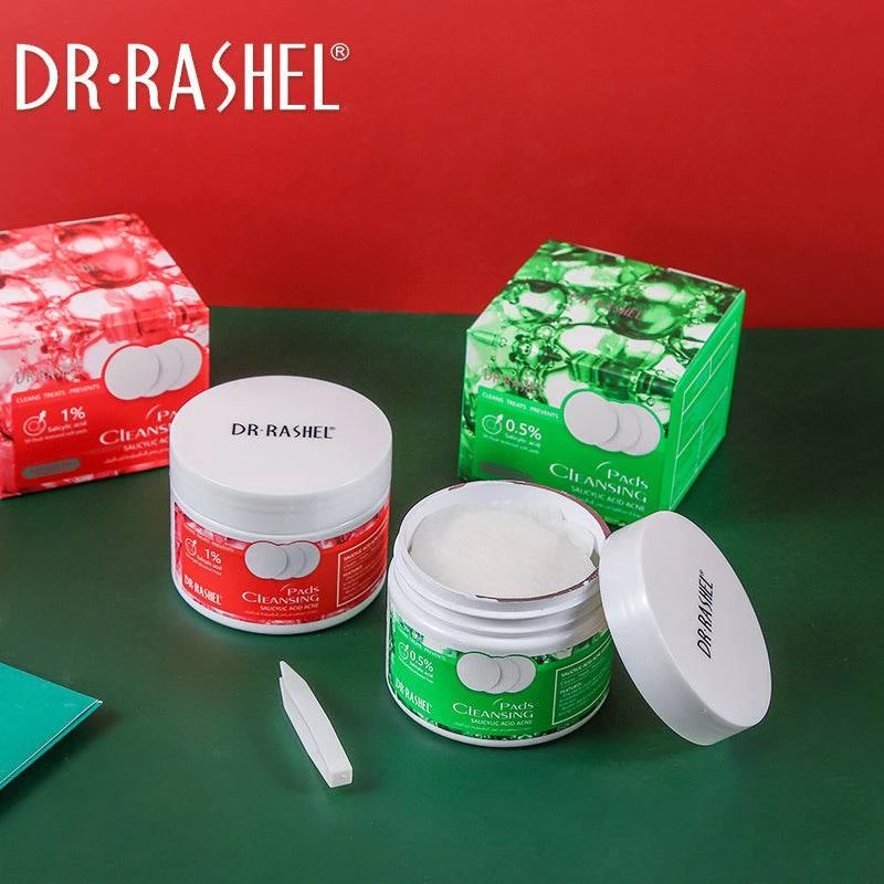 DR RASHEL Salicylic Acid Acne Cleansing Pads Facial Mask Acne Treatment Cotton Pads