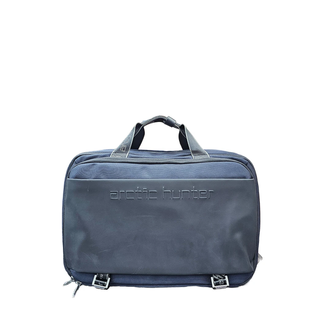 Arctic Hunter Convertible Horizontal Tech Bag – Business Backpack & Hand-Carry Hybrid