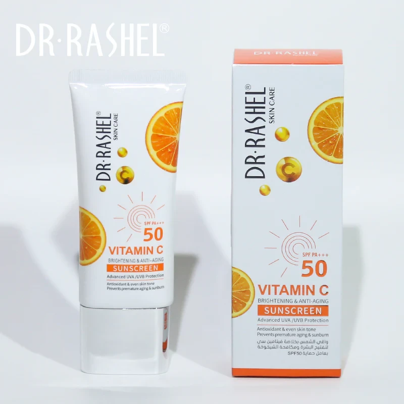 Dr. Rashel Vitamin C Brightening & anti- aging sunscreen spf 50 pa+++ 50g