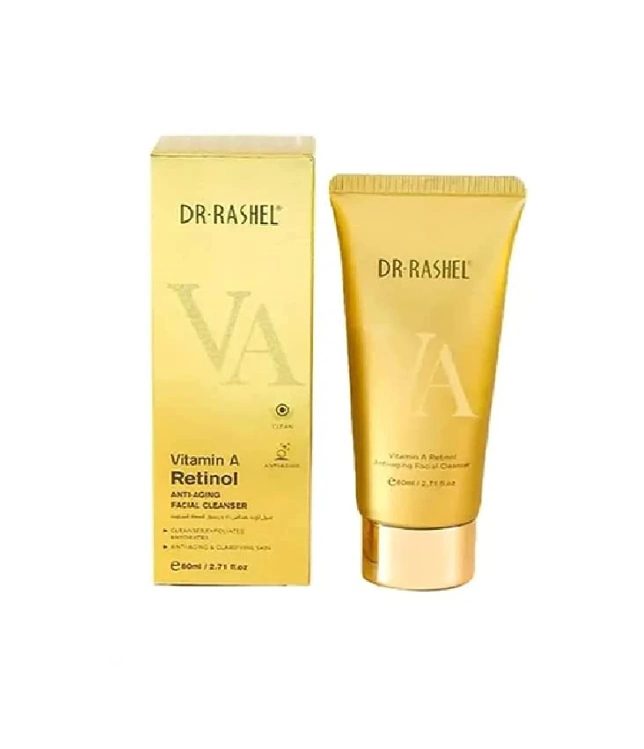 DR RASHEL Face Wash Vitamin A Retinol Anti-aging Facial Cleanser 80ml