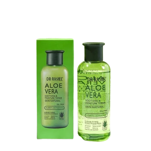 Dr. Rashel Aloe Vera Soothing & Moisture Toner Skin Natural Oil-Free Clarity-Activating - 200ml