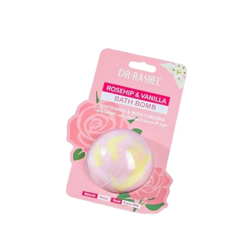 Dr. Rashel Rosehip & Vanilla bath bomb - 100gm