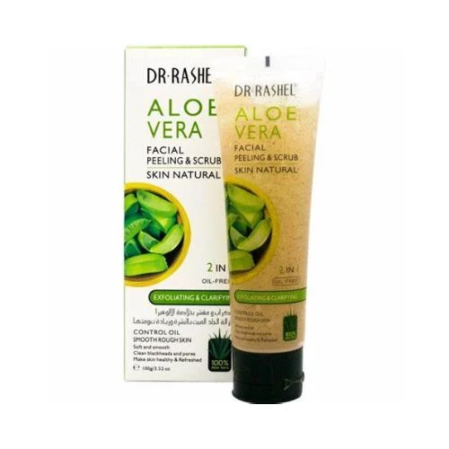 Dr. Rashel Aloe vera Facial Peeling & Scrub  2in1 100G