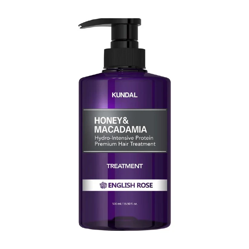 KUNDAL HONEY & MACADAMIA PROTEIN TREATMENT 500ML - ENGLISH ROSE