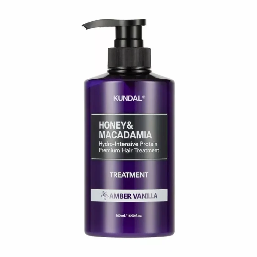 KUNDAL HONEY & MACADAMIA TREATMENT 500ML - AMBER VANILLA
