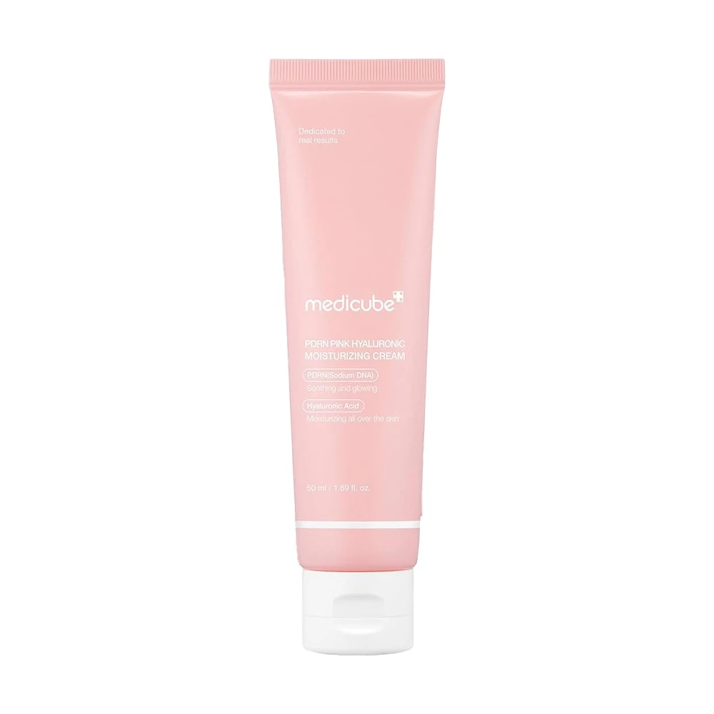 PDRN Pink Hyaluronic Moisturizing Cream for Soft and Supple Skin