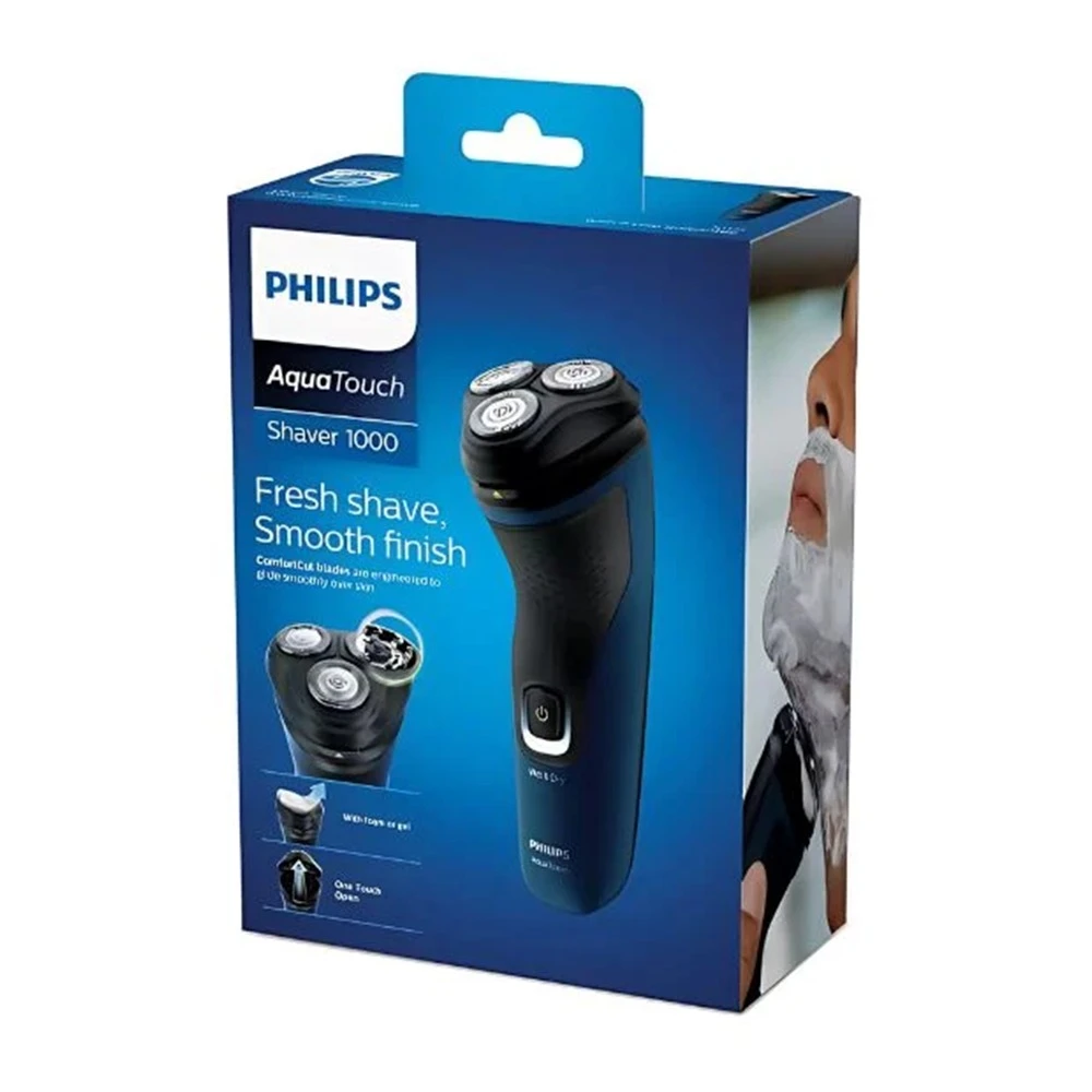 Philips AquaTouch Shaver 1000 – Wet & Dry Electric Rotary Shaver